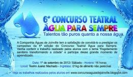 As escolas vencedoras do Concurso Teatral Água para Sempre vão se reapresentar no dia 1º de setembro, sábado, às 16h, no Teatro Juarez Machado. - Fotografo: Divulgação/CAJ - Data: 27/08/2012