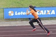 Mariane Padilha conquistou o Ouro na segunda etapa nacional do Circuito Loterias Caixa Brasil de Atletismo e Natação, que aconteceu em São Paulo (SP) no sábado e domingo (14 e 15/7). - Fotografo: Divulgação Felej - Data: 16/07/2012