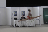 Atleta Amanda Oliveira competindo na ginástica ritmica nos 28º  Joguinhos Abertos em Itajaí - Fotografo: Phelippe José - Data: 27/07/2015