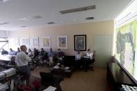 Reunião sobre tranporte de cargas perigosas na Serra Dona Francisca - Fotografo: Rogerio da Silva - Data: 09/02/2015