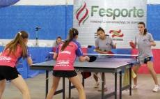 Tenis de mesa feminino vence 13ª Olesc em Caçador - Fotografo: Phelippe José - Data: 05/09/2013
