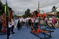 Felej inaugura  Academia da Melhor Idade no Costa e Silva. - Fotografo: Phelippe José - Data: 13/03/2015