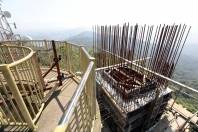 Obras do Mirante de Joinville no Morro da Boa Vista - Fotografo: Rogerio da Silva - Data: 22/08/2014