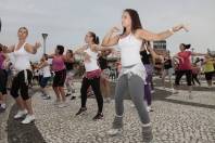 Aula de ginastica zumbando com a felej - Fotografo: Phelippe José - Data: 17/02/2014