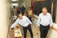 Uma comitiva liderada pela secretária municipal de saúde, Antonia Grigol, vistoriou nesta segunda-feira (12/3), as obras do 4° andar do Hospital São José. Acompanhada do vice-prefeito Ingo Butzke, do diretor do Hospital São José, Tomio Tomita, e de membros do Conselho Municipal da Saúde - Fotografo: Kátia Nascimento - Data: 12/03/2012