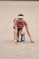 Intensificando a preparação para o Mundial Juvenil, a jovem atleta joinvilense Tamiris de Liz disputará a prova dos 200m rasos, no Grande Prêmio Internacional de Atletismo que acontece em Uberlândia (MG), neste domingo (13/5).   - Fotografo: Divulgação Felej - Data: 11/05/2012