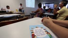 Volta às aulas na Escola Municipal Thereza Mazzolli  - Fotografo: Rogerio da Silva - Data: 10/02/2016