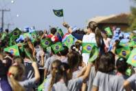 Desfile no Boehmerwald na manhã desta quarta-feira (5/9) registrou o maior público das comemorações cívicas nos bairros. - Fotografo: Mauro Artur Schlieck - Data: 05/09/2012