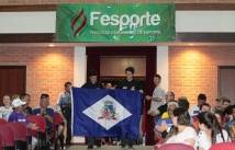 Cerimonial de abertura Jogos Regionais em Pomerode - Fotografo: Phelippe José da Silva - Data: 17/10/2014