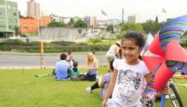 A Semana da Educação Infantil "Encontros com a Cidade" trouxe para a sede da prefeitura, neste sábado (25/8), crianças de diferentes Centros de Educação Infantil (CEI