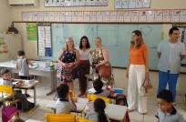 Diretoras inglesas visitam Escolas Municipais de Joinville - Fotografo: Divulgação/SECOM - Data: 14/03/2016