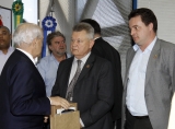 Prefeito Udo Döhler recebe visita do ministro do Trabalho, Manoel Dias - Fotografo: Jaksson Zanco - Data: 03/05/2013