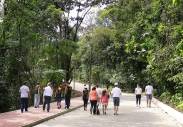 A rua Guilherme Rau, acesso ao morro do Parque da Boa Vista, está liberado para caminhada e bicicletas desde a manhã deste domingo (23/9). - Fotografo: Mauro Artur Schlieck - Data: 23/09/2012