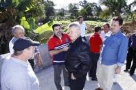 Vistoria à obra da Estrada Timbó e Servidão Pedra Grande - Fotografo: Jaksson Zanco - Data: 28/08/2013