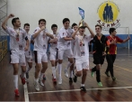 Colégio santo Antônio campeão de Futsal dos 16º Jogos Escolares = categoria 14 a 16 anos no masculino. - Fotografo: Phelippe José da Silva - Data: 14/11/2014