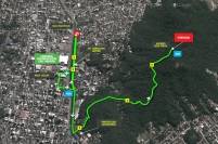Mapar da corrida de rua até o Morro da Boa Vista - Fotografo: Secom/Divulgação - Data: 11/11/2014