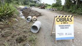 Subprefeitura Sul realiza drenagem na rua Cidade de Luisiana - Fotografo: Rogerio da Silva - Data: 16/10/2014