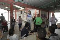 Rosicler Ravache, coordenadora do Paradesporto da Felej, recepciona todos os atletas paralimpicos que vão disuptar o 11º Parajasc em São Miguel do Oeste. - Fotografo: Phelippe José - Data: 25/04/2015