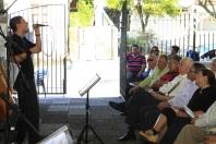 A Homenagem aos Ex-Prefeitos e Imigrantes que colonizaram Joinville aconteceu neste domingo (11/3). O público prestigiou a apresentação do Grupo Poema Sonoro. - Fotografo: Kátia Nascimento - Data: 11/03/2012
