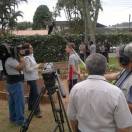 Equipe do programa Globo Rural - da Rede Globo - está em Joinville produzindo reportagem sobre o projeto de turismo rural "Viva Ciranda" desenvolvido pela Prefeitura por meio da Fundação Turística.  Nesta segunda (10/9), gravação foi na Escola Municipal Paul Harris. - Fotografo: Divulgação Fundação Turística - Data: 11/09/2012