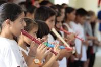 Dia de Ação de Graças na Escola Municipal Sylvio Sniecikovski - Fotografo: Rogerio da Silva - Data: 28/11/2013