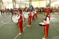 A comunidade do Parque Joinville recebeu neste sábado (03/11) as obras de reforma da Escola Municipal Professora Eladir Skibinski. Os alunos fizeram apresentações culturais - Fotografo: Kátia Nascimento - Data: 04/12/2011
