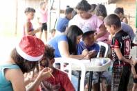 Natal para crianças do lotemanento José Lureiro atendidas pela Estratégia Saúde da Família - Fotografo: Rogerio da Silva - Data: 15/12/2015