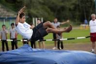 Núcleo de atletismo do PID tem dia de campo na pista de atletismo da Univille - Fotografo: Rogerio da Silva - Data: 21/10/2014