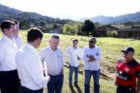 Visita à área de lazer na localidade Canela em Pirabeiraba - Fotografo: Jaksson Zanco - Data: 17/07/2013