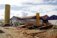 Obra de construção CEI Abdon da Silveira no Jarivatuba - Fotografo: Phelippe José - Data: 21/07/2015