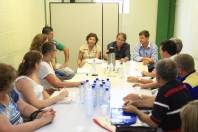 O prefeito Carlito Merss e a secretária municipal de saúde, Antonia Grigol, autorizaram,nesta quarta-feira (4/4) a abertura do edital de licitação para a construção da nova Unidade de Saúde Pirabeiraba.  - Fotografo: Mauro Artur Schlieck - Data: 04/04/2012