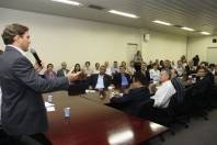 A posse do Conselho Municipal de Ciência, Tecnologia e Inovação de Joinville - COMCITI aconteceu na manhã desta segunda-feira 26/3). - Fotografo: Kátia Nascimento - Data: 26/03/2012