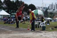 Atletismo Salto em distância atleta huan Peterson Dias nos 27º Joguinhos Abertos em Caçador - Fotografo: Phelippe José da Silva - Data: 29/07/2014