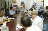 Hoje (3/11), na coletiva de imprensa, o prefeito Carlito anunciou três novidades: Joinville terá usina de tratamento térmico de lixo; deve ser sede na América Latina do Centro de Moagem da Bühler e determinou que empresas permissionárias do transporte coletivo comprem 16 ônibus da Busscar - Fotografo: Kátia Nascimento - Data: 03/11/2011