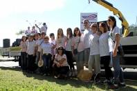 Equipe da Secretaria da Saúde que organizou o Mamaço, marcando o início da Semana do Aleitamento Materno em Joinville - Fotografo: Rogerio da Silva - Data: 03/08/2014