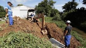 Subprefeitura Leste realiza drenagem na rua Alfredo Bachtold - Fotografo: Rogerio da Silva - Data: 02/03/2015