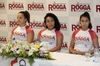 Rogga renova contrato com Tamiris de Liz e assina novos contratos com Ana Bayer e Samara Furtado, atletas da FELEJ - Fotografo: Rogerio da Silva - Data: 05/05/2015