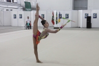 Atleta Amanda Oliveira competindo na ginástica ritmica nos 28º  Joguinhos Abertos em Itajaí - Fotografo: Phelippe José - Data: 27/07/2015