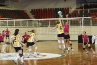 Final citadino de voleibol feminino de Joinville. Equipe da AABB campeã. - Fotografo: Phelippe José - Data: 03/12/2013