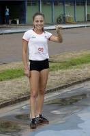 Letícia Oro Mello, atleta da Felej vai competir no Sul-Amerticano Juvenil no Canadá e conquistar o índice para disputar as Olimpíadas no Brasil em 2016. - Fotografo: Phelippe José - Data: 18/03/2015