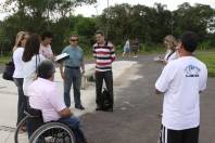O Parque da Cidade garante acessibilidade a pessoas com deficiência. O Comitê Gestor "Cidade Acessível é Direito de Humanos" e o Conselho Municipal dos Direitos da Pessoa com Deficiência (Comde), fizeram uma caminhada vivencial no local e aprovaram a estrutura (Foto: Márcio Pinto) - Fotografo: Divulgação - Data: 27/10/2011