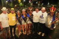 Imagens da Abertura do Carnaval 2012 nesta sexta-feira (17/02) na Praça Dario Salles. Prefeito Carlito Merss e presidentes de escolas de samba prestigiam rainha, princesas e rei momo. - Fotografo: Kátia Nascimento - Data: 18/02/2012