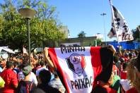 A torcida acompanha a classificação do JEC para Série B em telão montado pela Prefeitura/FELEJ na Praça do Mercado Público. - Fotografo: Mauro Artur Schlieck - Data: 17/10/2011