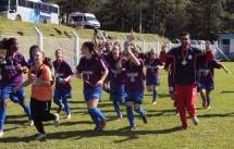 Futebol feminino é tri campeã dos 27º Joguinhos Abertos em ´Caçador - Fotografo: Phelippe José da Silva - Data: 01/08/2014