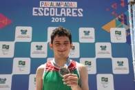 Atleta da Felej Marcos Evaristo bate recorde brasileiro nos jogos Paralimpícos Escolares - Fotografo: Antônio Prado / Divulgação - Data: 26/11/2015