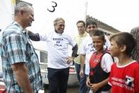 A formatura do Projeto Escola de Vela para alunos de escolas municipais de Joinville aconteceu nesta sexta-feira (09/12) no JIC. O prefeito Carlito Merss prestigiou o evento e conheceu os equipamentos do esporte - Fotografo: Kátia Nascimento - Data: 09/12/2011