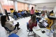 Professores da rede recebem capacitação sobre mídias sociais na Escola Digital - Fotografo: Rogerio da Silva - Data: 22/06/2015