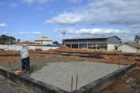 Obras de ampliação avançam na Escola Bernardo Tank - Fotografo: Adilson Girardi - Data: 15/08/2014