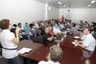 Apresentação dos Estudos sobre as Condições dos Trabalhadores no Mercado de Trabalho Formal no Município de Joinville aconteceu nesta quinta-feira (02/02). - Fotografo: Mauro Arthur Schlieck - Data: 02/02/2012