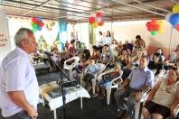 A Prefeitura de Joinville, por meio da Secretaria de Educação, entregou nesta quarta-feira (14/12) obras de melhoria e manutenção no CEI Sigelfrid Poffo. O secretário regional do Vila Nova, Dário Mathies, destacou os investimentos que o governto tem feito na região. - Fotografo: Mauro Artur Schlieck - Data: 14/12/2011